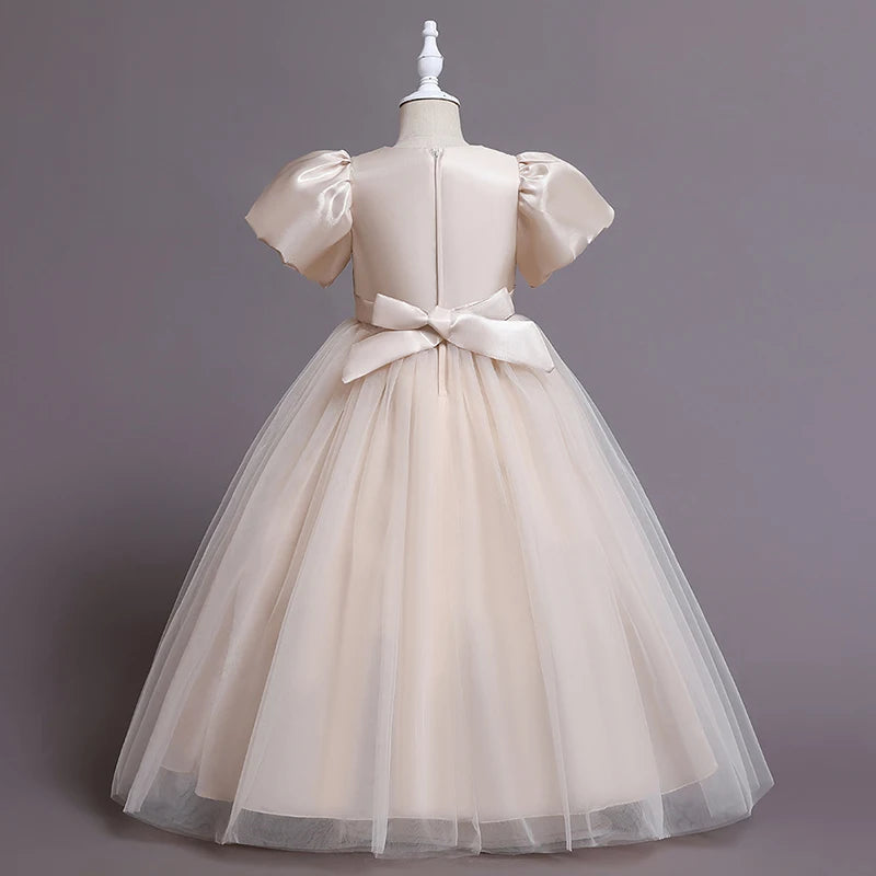 Girls Dress kids Embroidery Elegant Pageant Party Princess Dress for Girls clothes christmas costumes for children Toddler girls