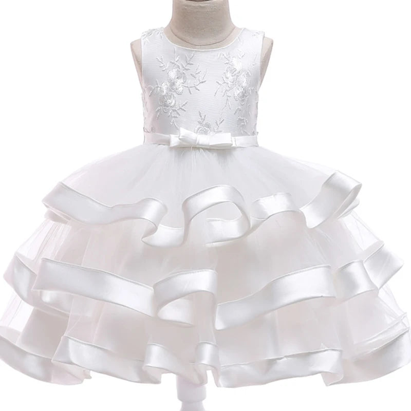 Girls Dress kids Embroidery Elegant Pageant Party Princess Dress for Girls clothes christmas costumes for children Toddler girls