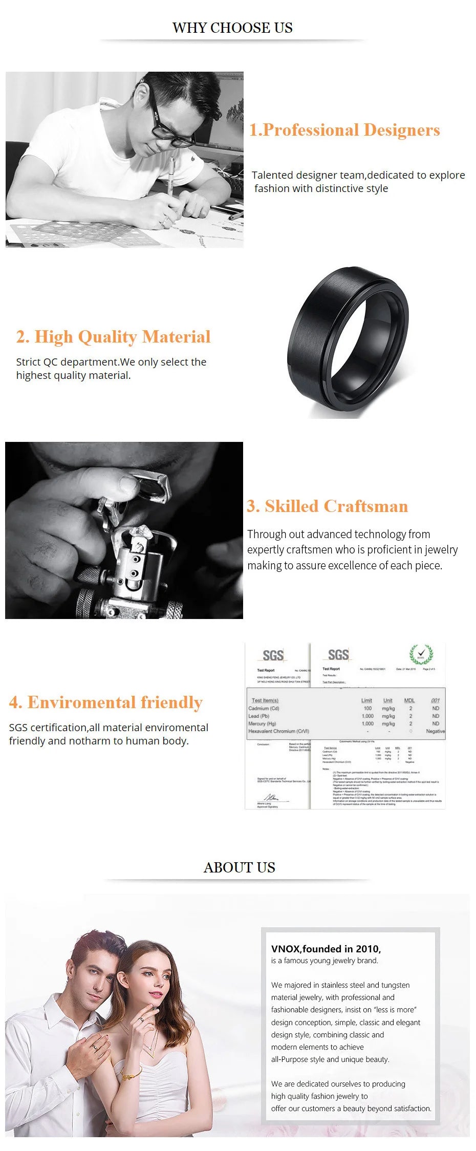 Vnox 6/8mm Black Ring for Men Women Groove Rainbow Stainless Steel Wedding Bands Trendy Fraternal Rings Casual Male Jewelry