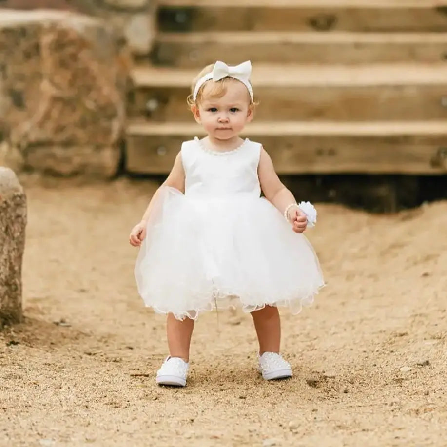 Baby Christmas Costume Christening Princess Dress For Baby Girls Wedding Kids Infant 1st Birthday Party Dress Newborn Clothes