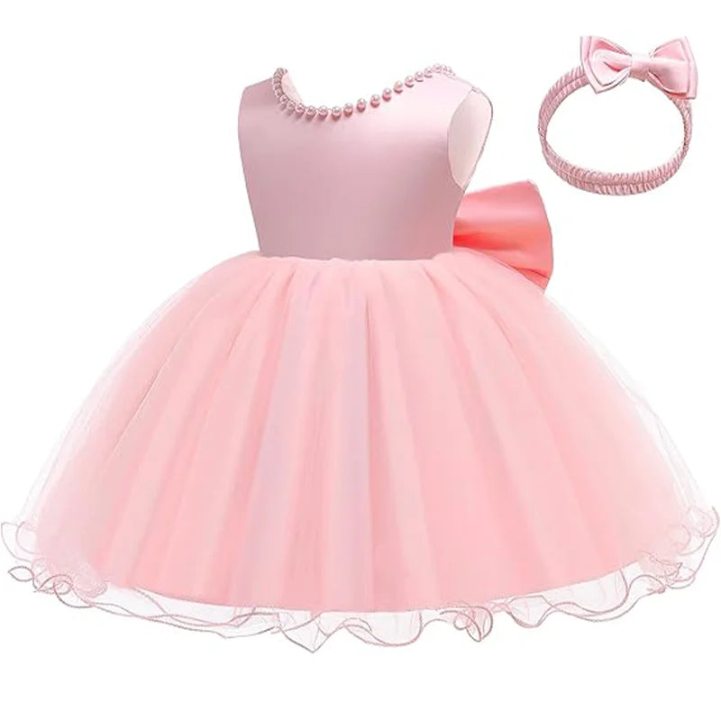 Baby Christmas Costume Christening Princess Dress For Baby Girls Wedding Kids Infant 1st Birthday Party Dress Newborn Clothes