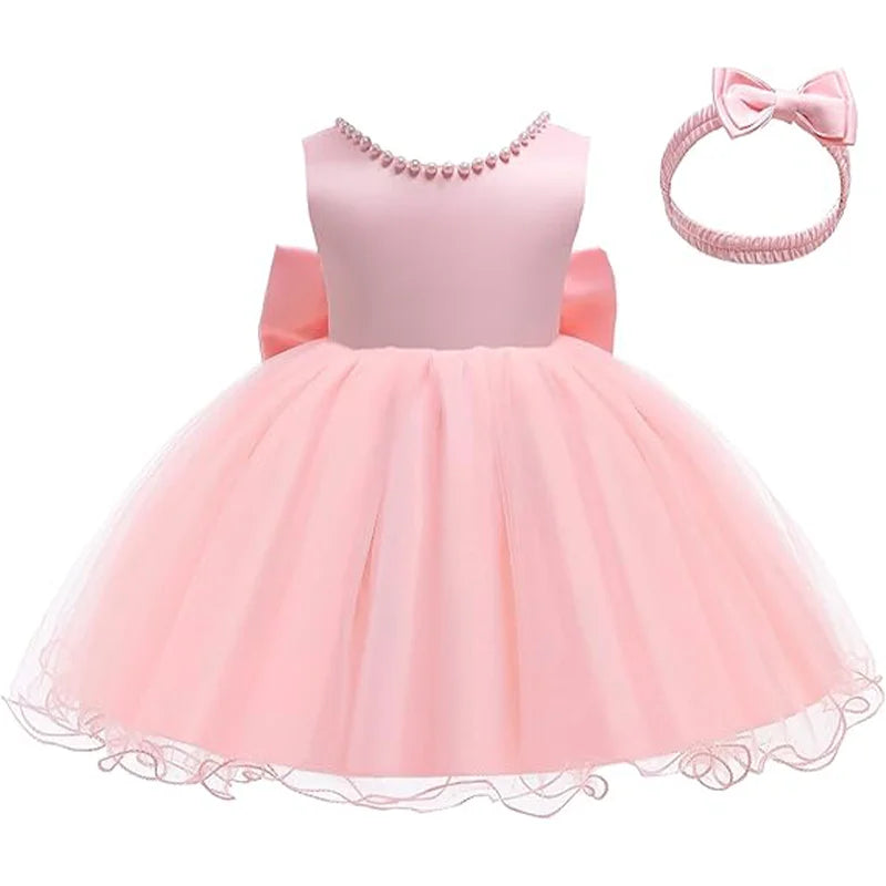 Baby Christmas Costume Christening Princess Dress For Baby Girls Wedding Kids Infant 1st Birthday Party Dress Newborn Clothes