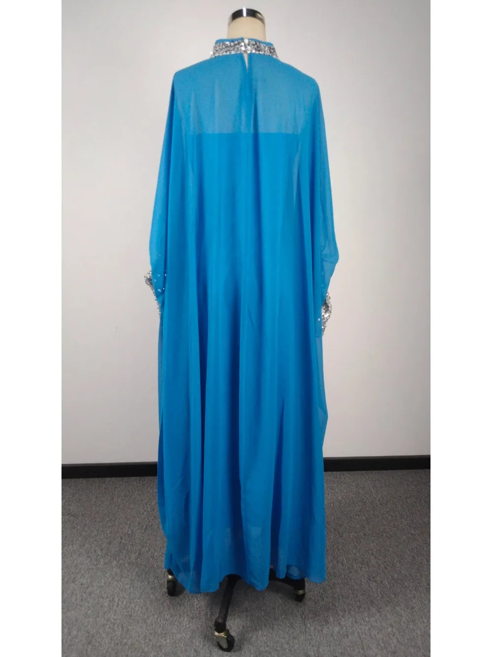 Dubai Sequin Cloak Dress 2 Piece Set Morocco Party Dress for Women Chiffon Ball Gown Vestidos Wedding Prom Evening Dress Caftan